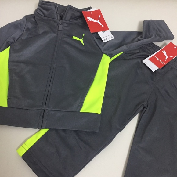 Puma long sleeve neon pants set - Picture 4 of 5